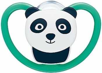 Пустышка успокаивающая "Space", р.3 , панда NUK - Pampik