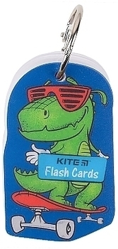 Карточки для записи иностранных слов "Dinosaur", 80 листов Kite - Pampik