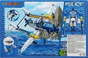 Конструктор "Полиция. Самолет", 213 деталей Banbao - Pampik - 2