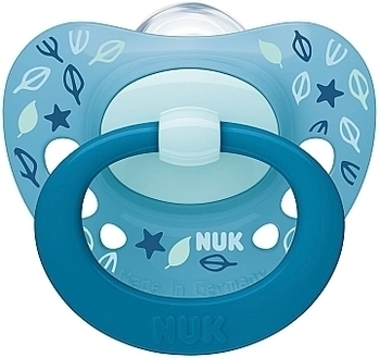 Пустышка Signature, силикон р.2, листочки NUK - Pampik