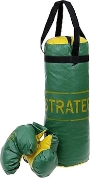 Боксерский набор "Elite sport", средний, зеленый Strateg - Pampik