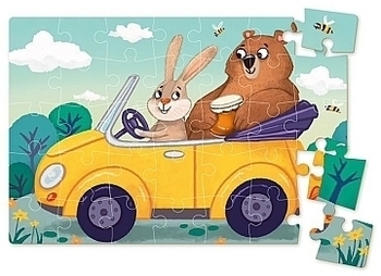 Пазл-мини "Едем в гости", 35 элементов Dodo - Pampik - 2