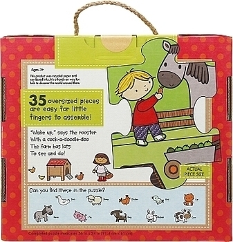 Головоломка-пазл "На ферме", 35 эл. Melissa&Doug - Pampik - 2