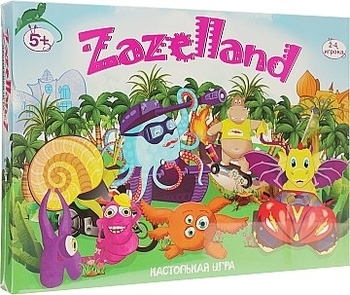 Настольная игра "Zazelland" (рус) Strateg, рус - Pampik