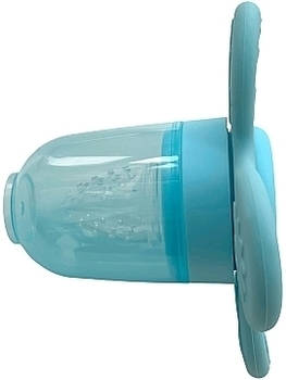 Ниблер силиконовый "Nibi Teether 2in1", голубой Kinderenok - Pampik - 5