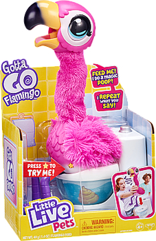 Интерактивная игрушка "Фламинго-обжора" Little Live Pets - Pampik