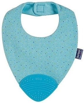 Слюнявчик 2в1 "Gummy", голубой Chicco - Pampik