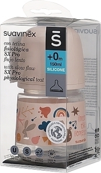 Чашка с силиконовым носиком "Лесные истории", 150 мл, розовая Suavinex - Pampik - 2