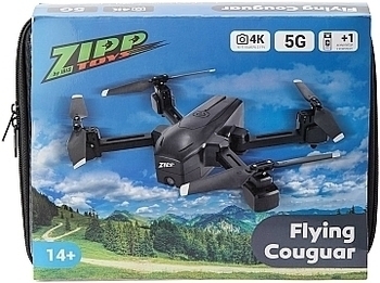 Квадрокоптер "Flying Couguar" с дополнительным аккумулятором, черный ZIPP Toys - Pampik - 10