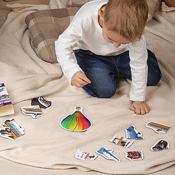 Набор магнитов "Baby puzzle. Транспорт", 18 шт. Magdum - Pampik - 5