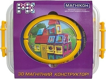 3D магнитный конструктор, Магникон, 84 детали - Pampik - 3