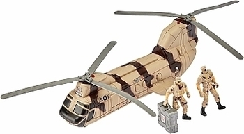 Игровой набор "Military Team. Транспортный вертолет Чинук" ZIPP Toys - Pampik