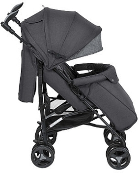 Прогулянковий візок Lionelo Irma Black/Dark Grey, чорний - Pampik - 3
