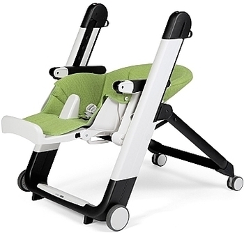 Стульчик для кормления, пятноустойчивый "Siesta Follow Me Wonder Green", зеленый Peg-Perego - Pampik - 4