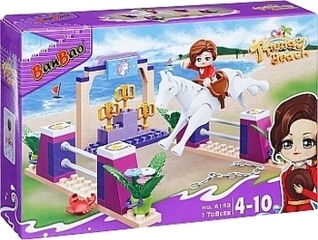 Конструктор "Модный пляж. Конный спорт", 119 деталей Banbao - Pampik