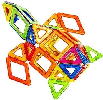 3D магнитный конструктор, 83 детали Магникон - Pampik - 6