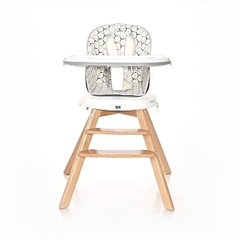 Стульчик для кормления 3в1 "Napoli", Grey Hexagons Bertoni/Lorelli - Pampik
