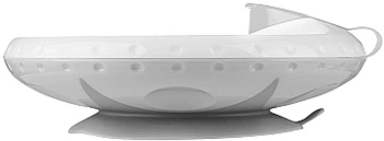 Мисочка BabyOno с присоской, для поддержания температуры пищи, серый (1070/03) - Pampik - 2