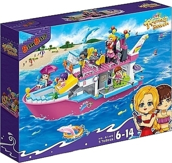 Конструктор "Модный пляж. Аттракционы" Banbao - Pampik