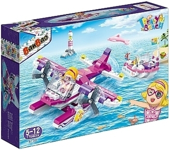 Конструктор "Модный пляж. Самолет и катер" Banbao - Pampik