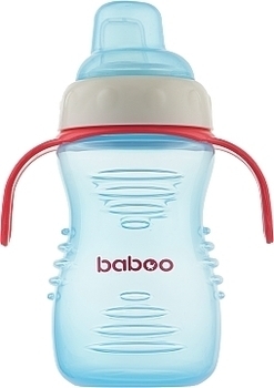 Поїльник-непроливайка Baboo, 260 мл, синій (90444) - Pampik