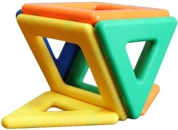 3D магнитный конструктор "Магникоша", 10 деталей Магникон - Pampik - 4