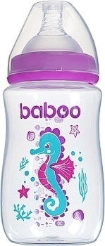 Пляшечка для годування Baboo Морський коник, 250 мл (90404) - Pampik