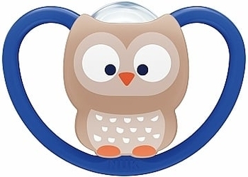 Пустышка успокаивающая "Space", р.3 , сова NUK - Pampik