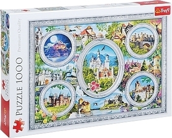 Пазл "Коллаж. Замки мира", 1000 элементов Trefl - Pampik