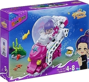 Конструктор "Модный пляж. Подводная лодка" Banbao - Pampik