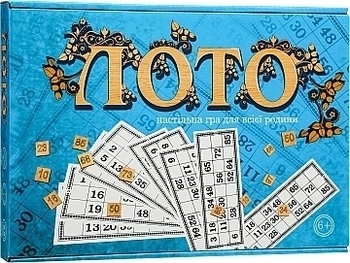 Лото с деревянными фишками (укр) Strateg, укр - Pampik