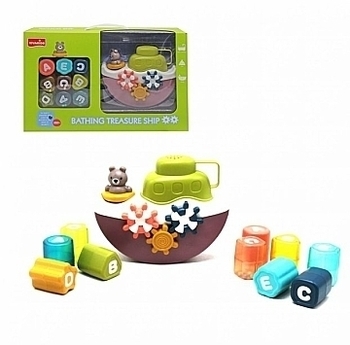 Игра для купания "Кораблик", коричневая Shantou - Pampik