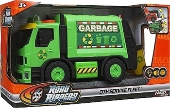 Игровая автомодель "Мусоровоз" зелёный Nikko - Pampik