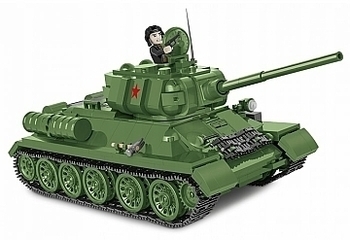 Конструктор WWII "Советский танк Т-34-85", 668 деталей Cobi - Pampik - 2