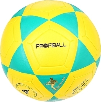 Мяч детский футбольный, MS 1936, 4д, желто-зеленый Shantou - Pampik