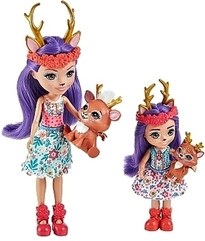 Игровой набор "Оленица Дениса с младшей сестренкой" Enchantimals - Pampik - 5
