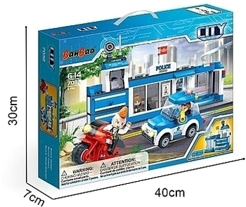 Конструктор "Маленькое отделение полиции", 328дет. Banbao - Pampik - 2