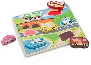 Головоломка "Транспорт " New Classic Toys - Pampik - 2