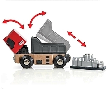 Детская железная дорога с мостовым краном Deluxe, 54 элемента Brio - Pampik - 7