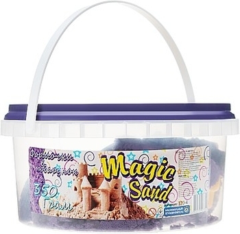 Кинетический песок "Magic sand", 350 грамм, фиолетовый Strateg - Pampik