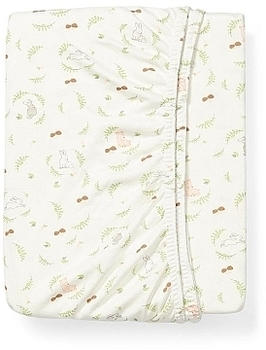 Бамбуковая простыня для кроватки "Лесные зверьки", 60х120см. BabyOno - Pampik