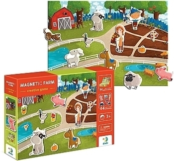 Пазлы магнитные "Магнитная ферма", 30 эл. Dodo - Pampik - 3