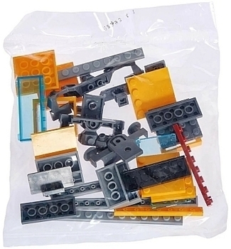 Конструктор "Поезд DPK32 с рельсами", желто-черный ZIPP Toys - Pampik - 2