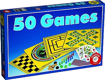 Набор настольных игр, 50 игр Piatnik - Pampik