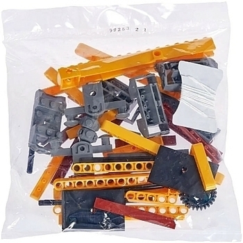 Конструктор "Поезд DPK32 с рельсами", желто-черный ZIPP Toys - Pampik - 4