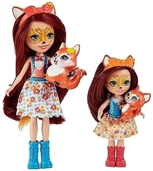 Игровой набор "Лисичка Фелисити с младшей сестренкой" Enchantimals - Pampik - 2