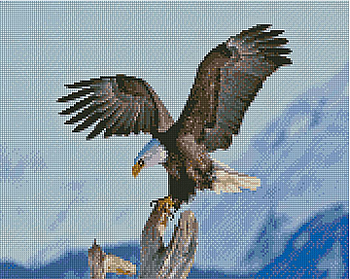 Алмазная мозаика "Горный орел 2", 40х50 см Strateg - Pampik