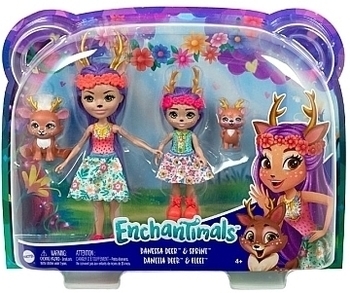 Игровой набор "Оленица Дениса с младшей сестренкой" Enchantimals - Pampik - 6