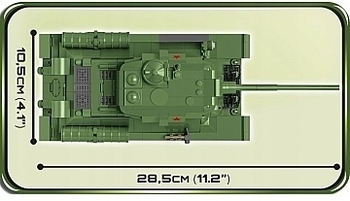 Конструктор WWII "Советский танк Т-34-85", 668 деталей Cobi - Pampik - 6
