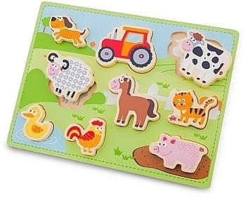 Головоломка "Ферма " New Classic Toys - Pampik